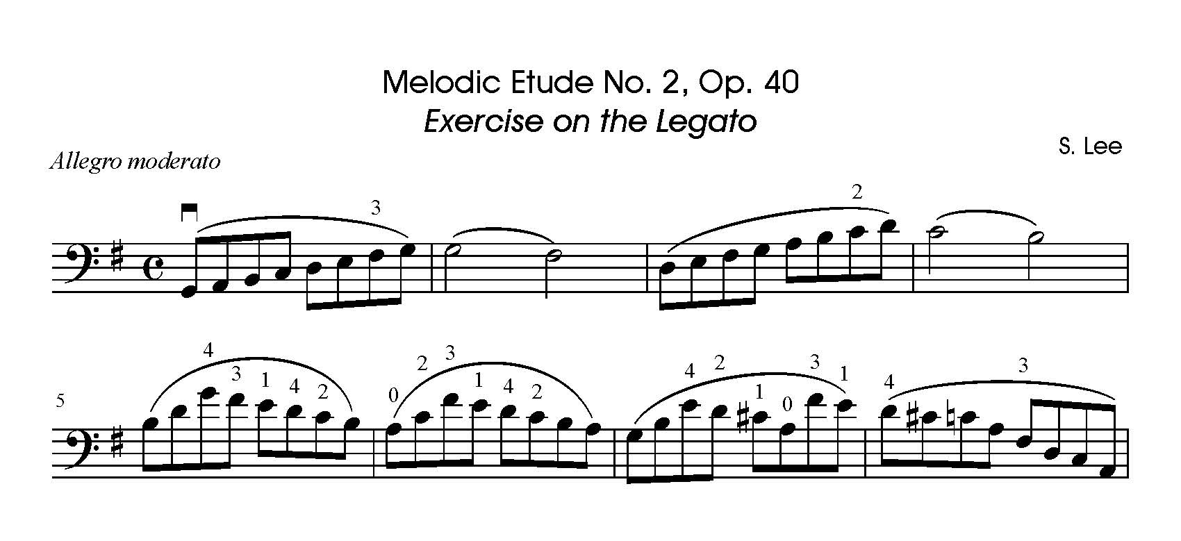 Lee Etude Op. 31, No. 2