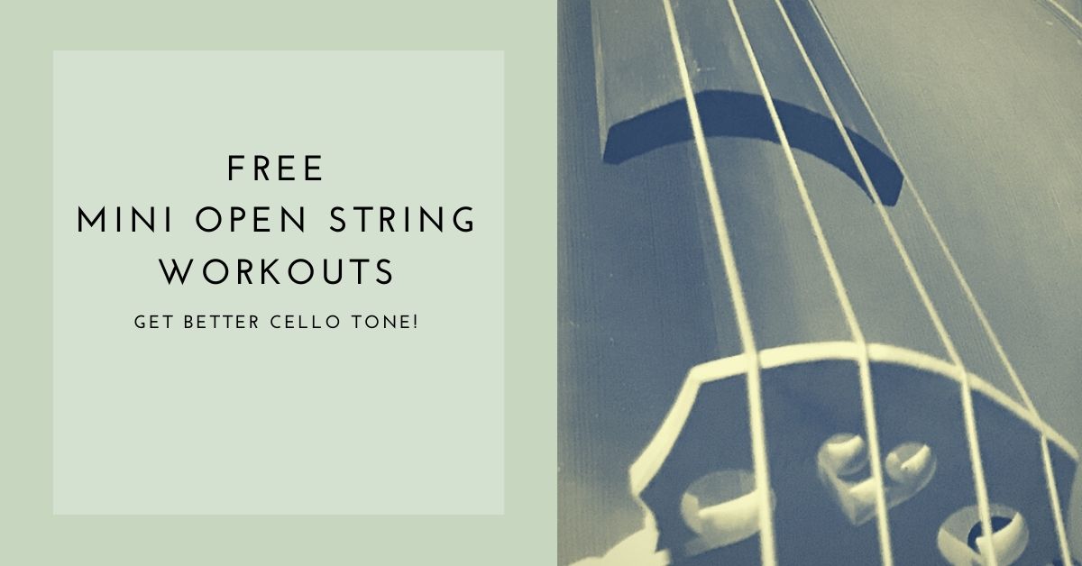 Free Open String Workouts for Cello