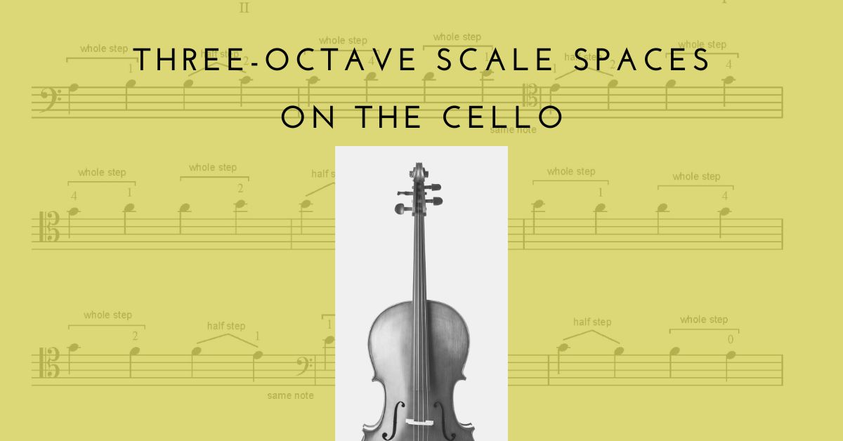 Learn Cello Scale Spaces – Free Sheet Music!