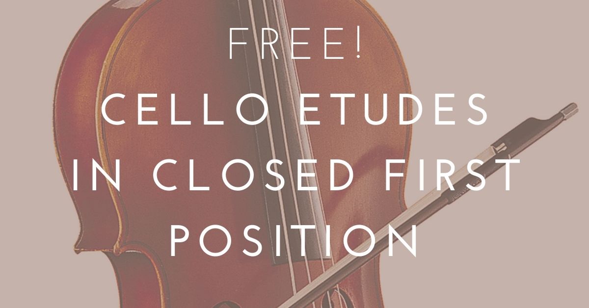 Free Cello Etudes in Closed First Position